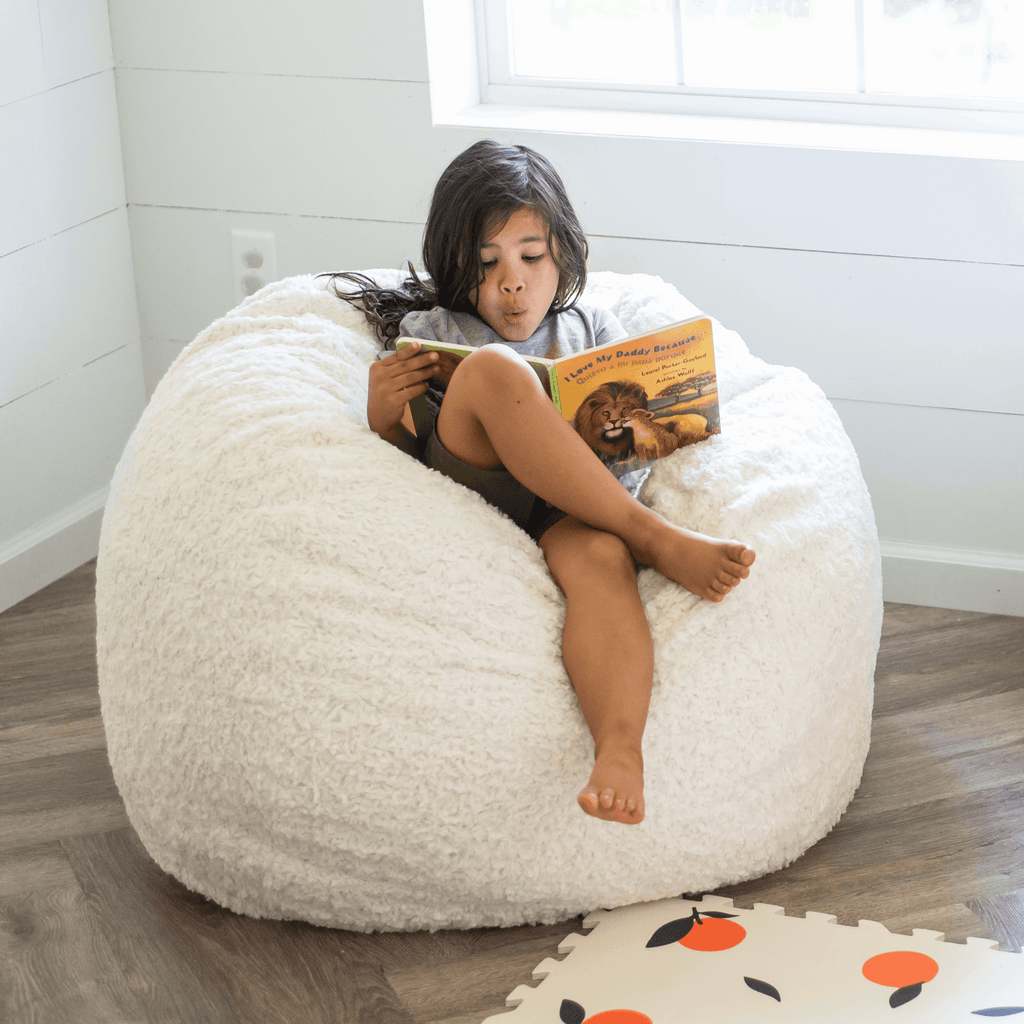 Pouf Enfant Fausse Fourrure