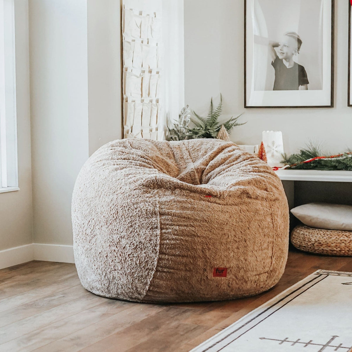 Pouf Fausse Fourrure