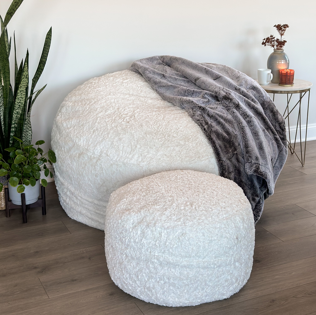 Pouf Fausse Fourrure